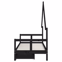 VidaXL 834551 kids bed Black Wood - Additional view 6
