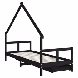 VidaXL 834551 kids bed Black Wood - Additional view 7