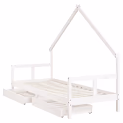 VidaXL 834553 kids bed White Wood - Additional view 4