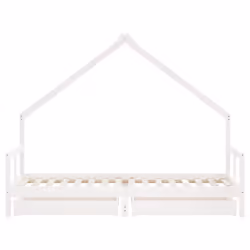 VidaXL 834553 kids bed White Wood - Additional view 5