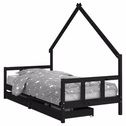 VidaXL 834554, Black, Wood, 90 x 200 mm, 1 pc(s)