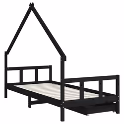 VidaXL 834554 kids bed Black Wood - Additional view 7