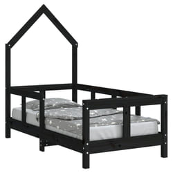 VidaXL 834557 kids bed Black Wood