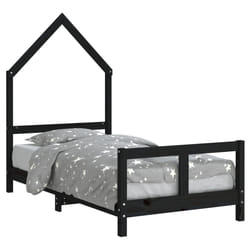 VidaXL 834560 kids bed Black Wood