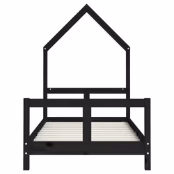 VidaXL 834560 kids bed Black Wood - Additional view 4
