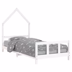 VidaXL 834562, White, Wood, 90 x 190 mm, 1 pc(s)