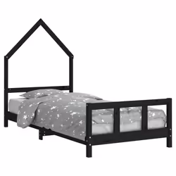 VidaXL 834563, Black, Wood, 90 x 190 mm, 1 pc(s)