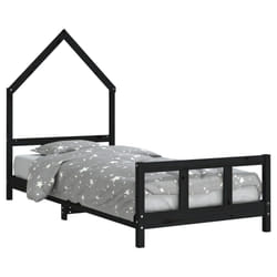 VidaXL 834563 kids bed Black Wood