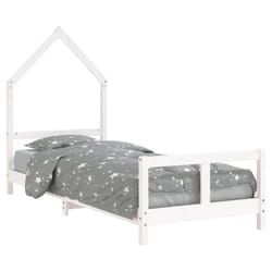 VidaXL 834565 kids bed White Wood