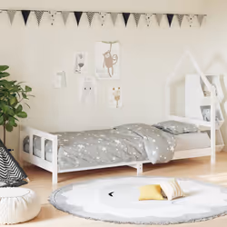 VidaXL 834568 kids bed White Wood