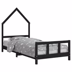 VidaXL 834569, Black, Wood, 90 x 200 mm, 1 pc(s)