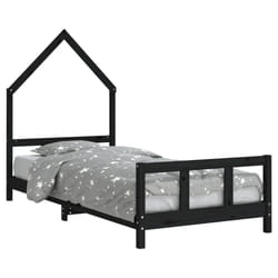 VidaXL 834569 kids bed Black Wood