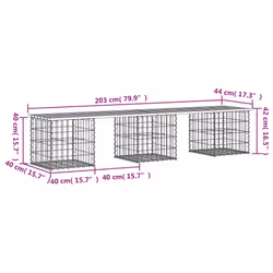 VidaXL 834341 outdoor bench - Additional view 8