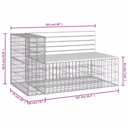 VidaXL 834383 outdoor bench - Additional view 8
