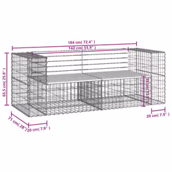 VidaXL 3196236 outdoor bench - Additional view 7