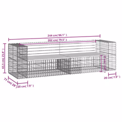 VidaXL 3196239 outdoor bench - Additional view 7