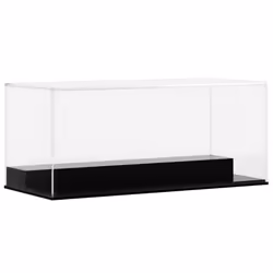 vidaXL Display Box Clear Display Case Acrylic Box Showcase Transparent Acrylic - 19.5 x 8.5 x 8.5 cm