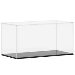 vidaXL Display Box Clear Display Case Acrylic Box Showcase Transparent Acrylic - 24 x 12 x 11 cm