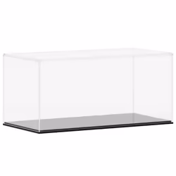 vidaXL Display Box Clear Display Case Acrylic Box Showcase Transparent Acrylic - 30 x 15 x 14 cm