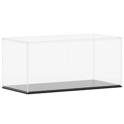 vidaXL Display Box Clear Display Case Acrylic Box Showcase Transparent Acrylic - 30 x 15 x 14 cm