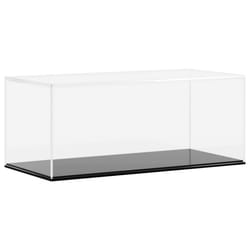 vidaXL Display Box Clear Display Case Acrylic Box Showcase Transparent Acrylic - 34 x 16 x 14 cm