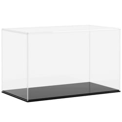 vidaXL Display Box Clear Display Case Acrylic Box Showcase Transparent Acrylic - 31 x 17 x 19 cm