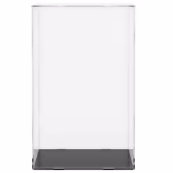 vidaXL Display Box Clear Display Case Acrylic Box Showcase Transparent Acrylic - 14 x 14 x 22 cm - Additional view 2