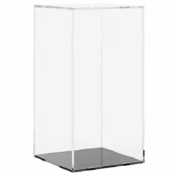 vidaXL Display Box Clear Display Case Acrylic Box Showcase Transparent Acrylic - 20 x 20 x 38 cm