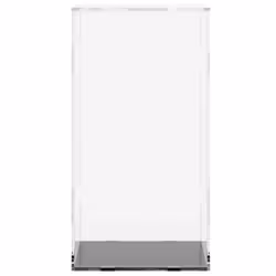 vidaXL Display Box Clear Display Case Acrylic Box Showcase Transparent Acrylic - 20 x 20 x 38 cm