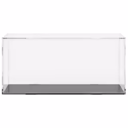 vidaXL Display Box Clear Display Case Acrylic Box Showcase Transparent Acrylic - 24 x 12 x 11 cm - Additional view 2