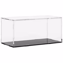 vidaXL Display Box Clear Display Case Acrylic Box Showcase Transparent Acrylic - 30 x 15 x 14 cm