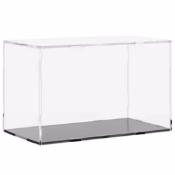vidaXL Display Box Clear Display Case Acrylic Box Showcase Transparent Acrylic - 31 x 17 x 19 cm