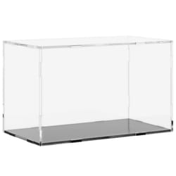 vidaXL Display Box Clear Display Case Acrylic Box Showcase Transparent Acrylic - 31 x 17 x 19 cm