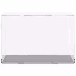 vidaXL Display Box Clear Display Case Acrylic Box Showcase Transparent Acrylic - 56 x 36 x 37 cm - Additional view 2