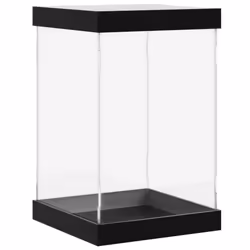 vidaXL Display Box Clear Display Case Acrylic Box Showcase Transparent Acrylic - 14 x 14 x 22 cm