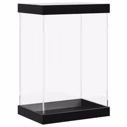 vidaXL Display Box Clear Display Case Acrylic Box Showcase Transparent Acrylic - 17 x 12 x 25 cm