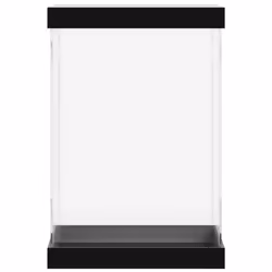 vidaXL Display Box Clear Display Case Acrylic Box Showcase Transparent Acrylic - 17 x 12 x 25 cm
