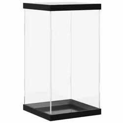 vidaXL Display Box Clear Display Case Acrylic Box Showcase Transparent Acrylic - 20 x 20 x 38 cm