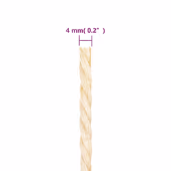 vidaXL Rope Jute String Hemp Rope Twine String for Cat Scratching 100% Sisal