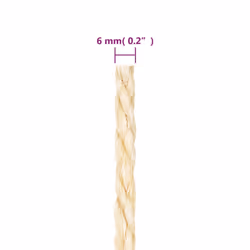 vidaXL Rope Jute String Hemp Rope Twine String for Cat Scratching 100% Sisal