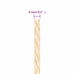 vidaXL Rope Jute String Hemp Rope Twine String for Cat Scratching 100% Sisal