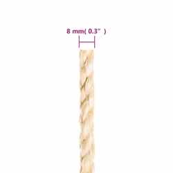 vidaXL Rope Jute String Hemp Rope Twine String for Cat Scratching 100% Sisal