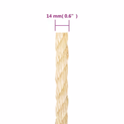 vidaXL Rope Jute String Hemp Rope Twine String for Cat Scratching 100% Sisal