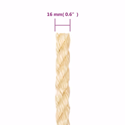 vidaXL Rope Jute String Hemp Rope Twine String for Cat Scratching 100% Sisal