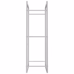 vidaXL Firewood Rack Storage Log Holder Log Store Wood Pile Storage Steel - 50 x 28 x 94 cm - Additional view 4