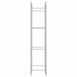 vidaXL Firewood Rack Storage Log Holder Log Store Wood Pile Storage Steel - 50 x 28 x 132 cm - Additional view 4