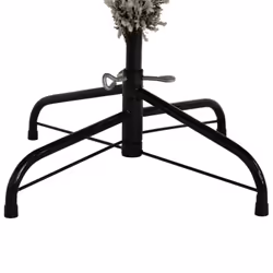vidaXL Artificial Hinged Christmas Tree Pre Lit Xmas Tree with Flocked Snow - Additional view 4