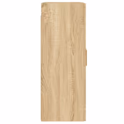 vidaXL Wall Mounted Cabinets Side Cabinet 2 pcs Sonoma Oak Engineered Wood - Additional view 7