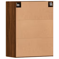 vidaXL Wall Mounted Cabinets Bathroom Cabinet 2 pcs Brown Oak Engineered Wood - Additional view 8