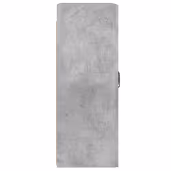 vidaXL Wall Mounted Cabinets Side Cabinet 2 pcs Concrete Grey Engineered Wood - Additional view 7